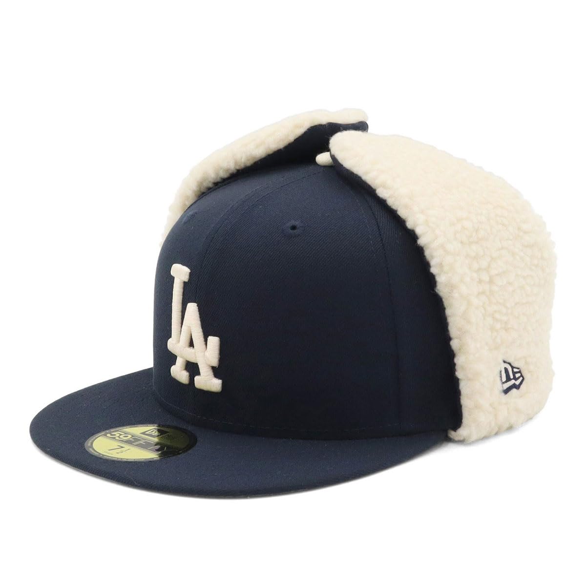 

Кепка New Era 59FIFTY с ушками из командного флиса буа, LA Night Shift Navy, Размеры 7 5/8 (5950 DOGEAR LOSDOD NVY)