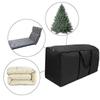 Large Carrying Bag Garden Furniture Cushion Storage Bag Waterproof Black a