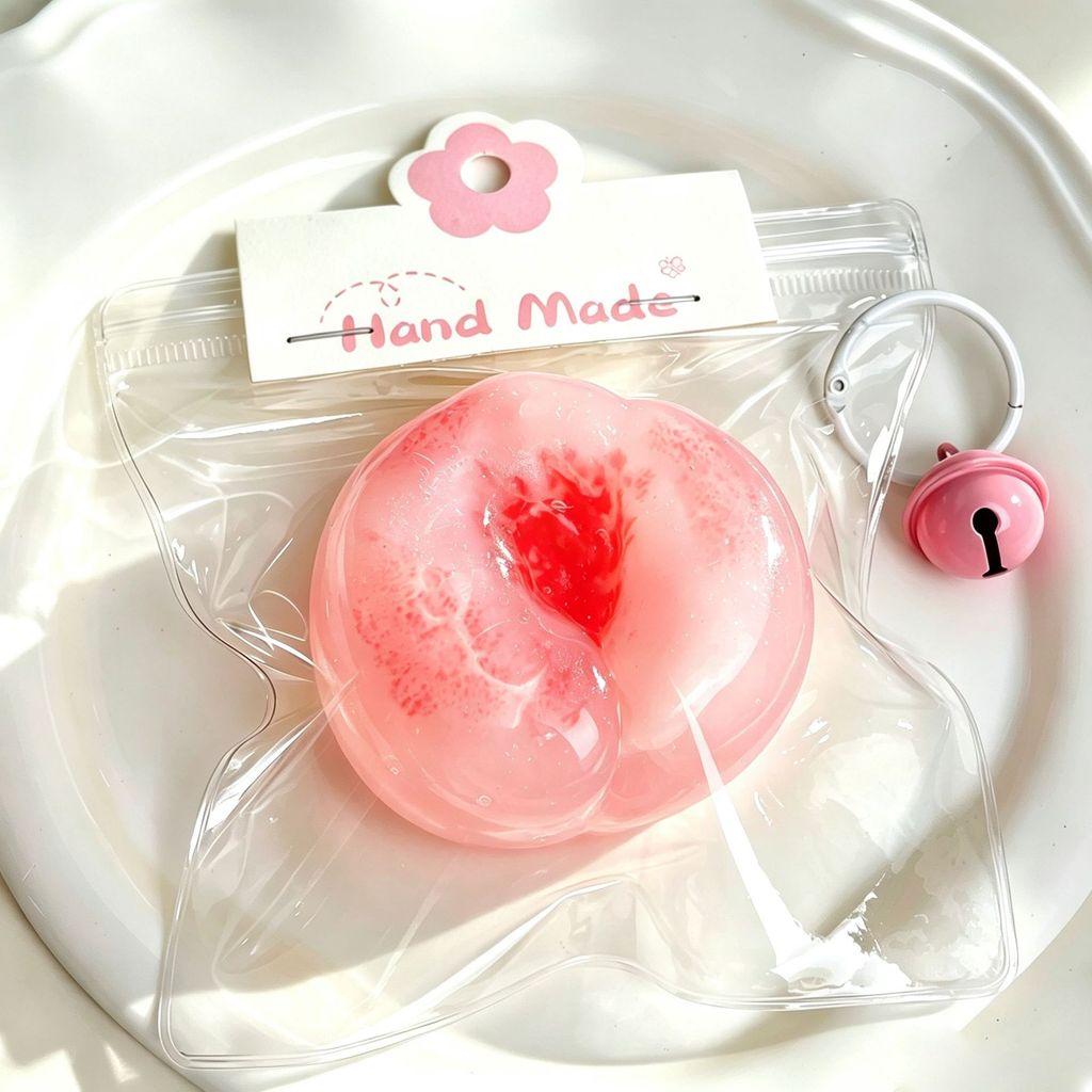 Peach Grade Silicone Stress Relief Toy With Soft Rebound For Kids And Adults
