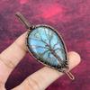 Tree Of Life Labradorite Pendant Copper Wire Wrapped Jewelry Gemstone Pendant