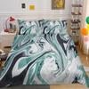 Marble 3D Digital Printing Quilt Cover Pillowcase Two Three Piece Set Polyester