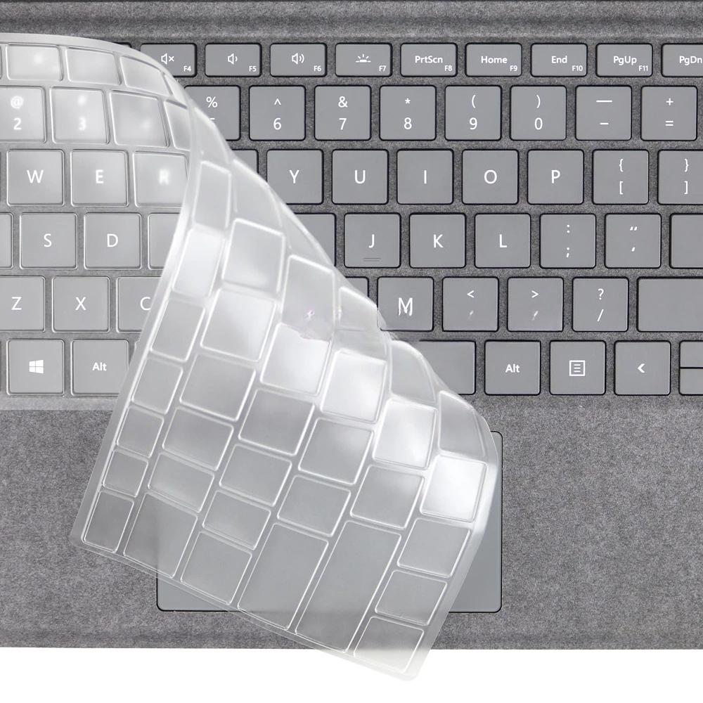 Keyboard Film for Microsoft Surface Book, TPU Keyboard Protective Film for Laptop Go (with Fingerprint Sensor) & Pro Series