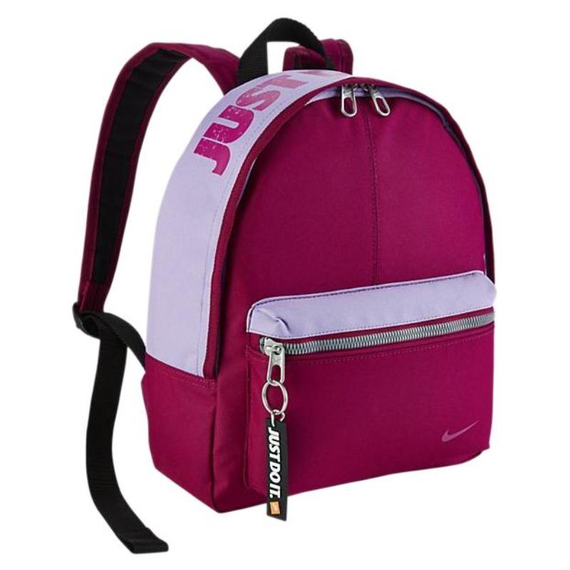 Nike Polyester Backpack Regular Unisex Dark Fuchsia Casual