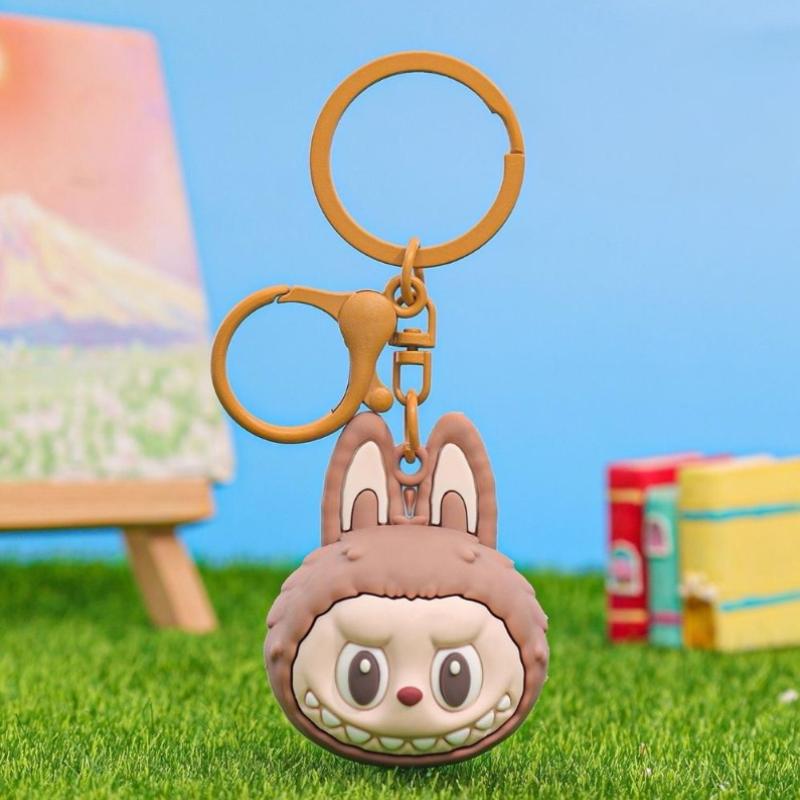 

Брелок Лабубу Подвесное украшение Студенческий кулон для школьного рюкзака Украшение для рюкзака Брелок для ключей автомобиля Подарки Украшение для куклы Аксессуары