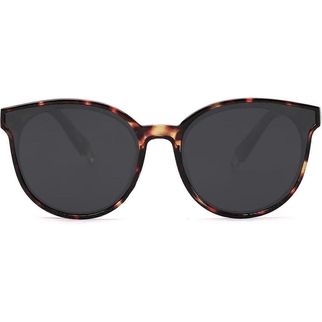 High Quality Brand New Oversized Round Sunglasses for Women and Men Amber