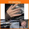 Elegant 925 Silver Open Ring For Women Fashionable Geometric Design Sparkling Gemstone Style