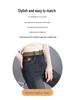 Women's Spring 2026 Retro Blue High-Waisted Wide-Leg Jeans - Fashionable Casual Style