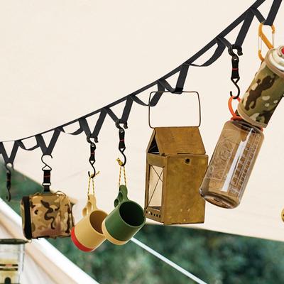 Outdoor Hängen Seil Tragbare Lanyard Baldachin Aufhänger Camping Campingplatz Lagerung Strap Rucksackreisen Wandern Zelt Zubehör