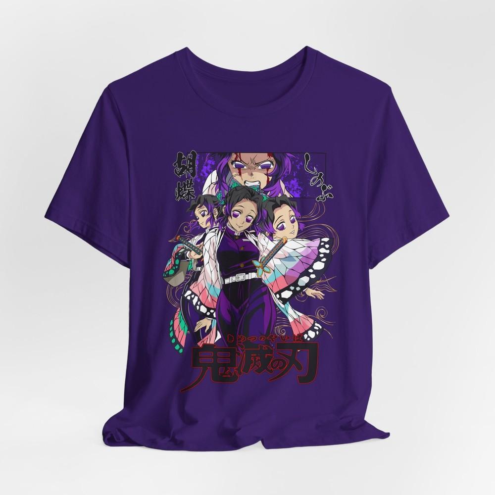 Shinobu Anime T-Shirt Tee Tops, Anime Shirt, Japanese Graphic T-Shirt, Unisex Jersey T-Shirt Tee Tops,