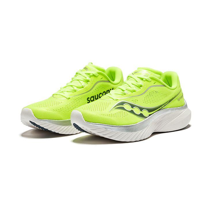 Saucony  Kinvara 15 Citron Silver Women Sneakers Green S10967-220