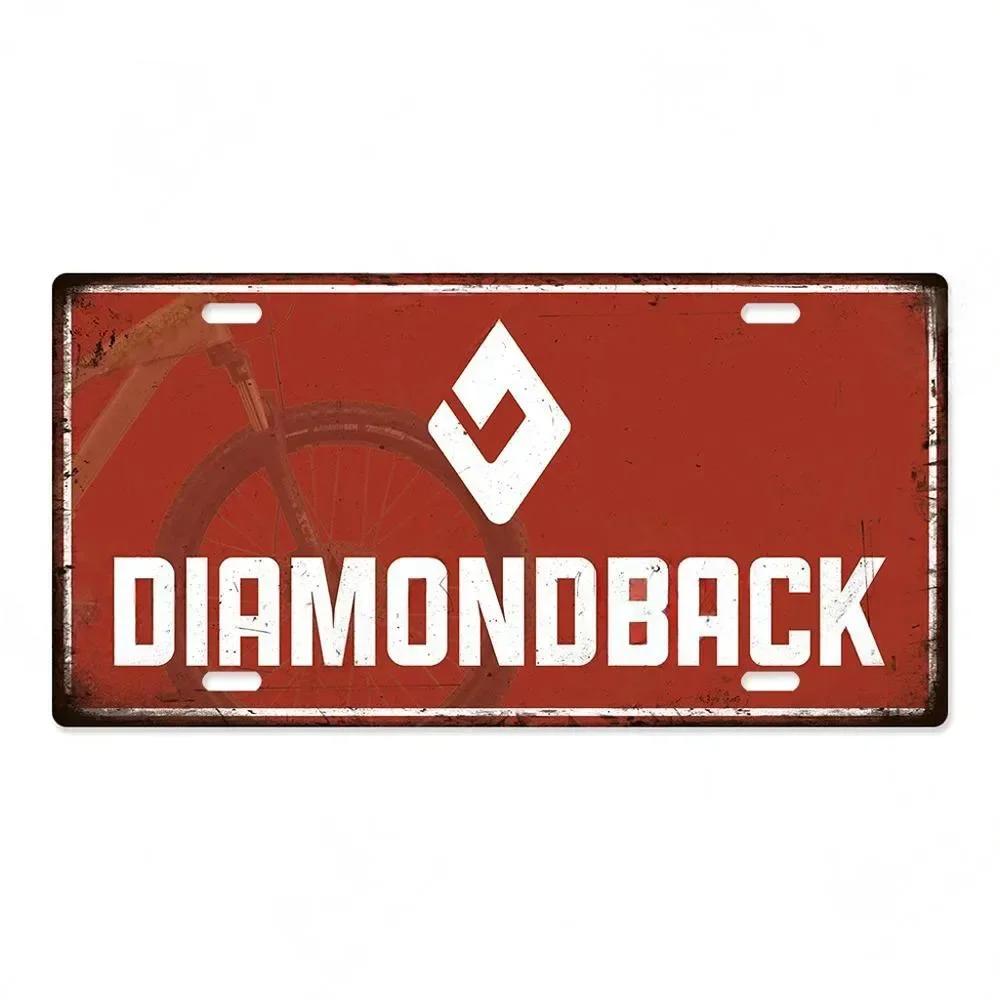 Klassische Metallschild-Dekoration Fahrradmarke Blechschild Handwerk Wanddekoration Schilder für Bar Garage Fahrrad Rostige Plakette 15x30cm Zinn Bo