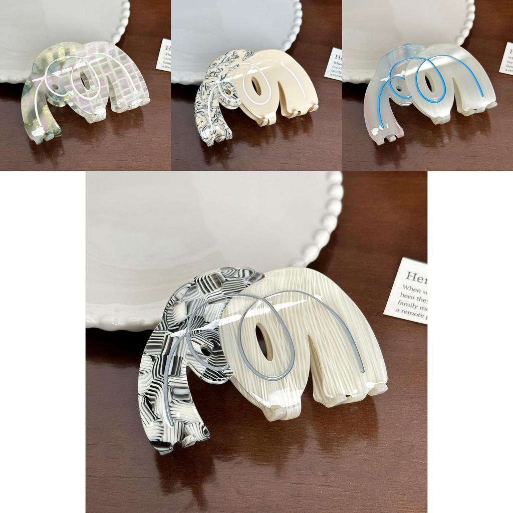 Elegant Dorwei Designer Acetate Hair Clip For Stylish High Ponytails In Unique Colors