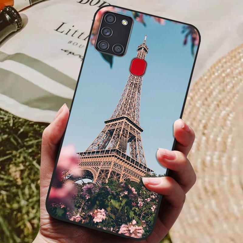 For Samsung A21S Case Phone Cover Silicone Soft TPU Back Cover for Samsung Galaxy A21S Case A 21S A21 S A217F Fundas Bumper