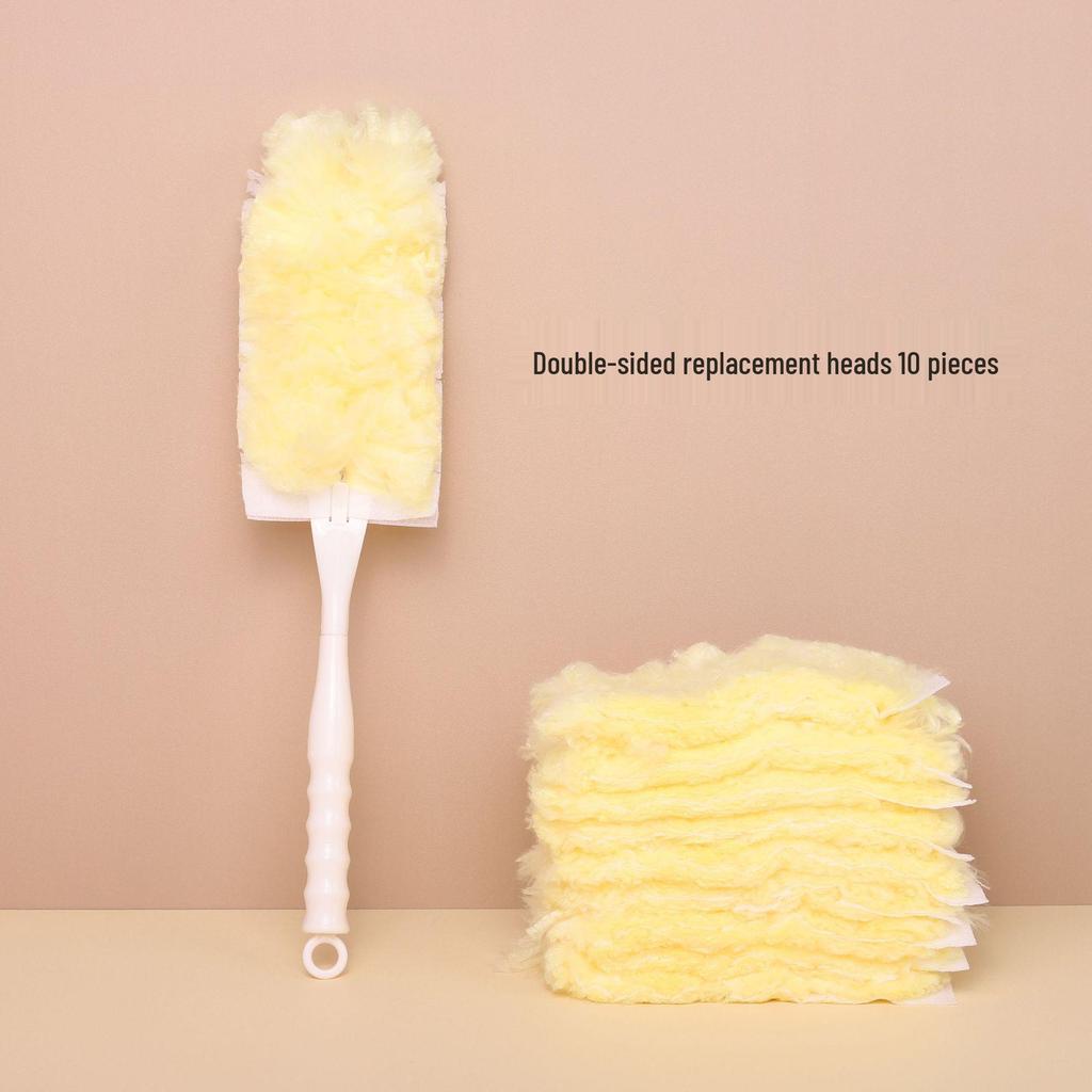 Desktop Electrostatic Dust Duster Replacement Core - Hair & Debris Cleaning Brush for Car & Household.
