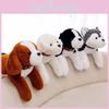 Dog Plush Husky Stuffed Animal With Short Fur Pp Cotton For Kids Decor Bedroom