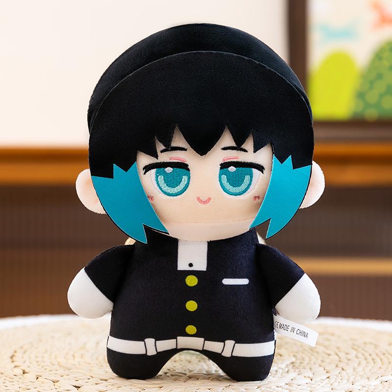 Large Sitting Pose Demon Slayer Plush Dolls - Tanjiro, Nezuko, Inosuke Gift