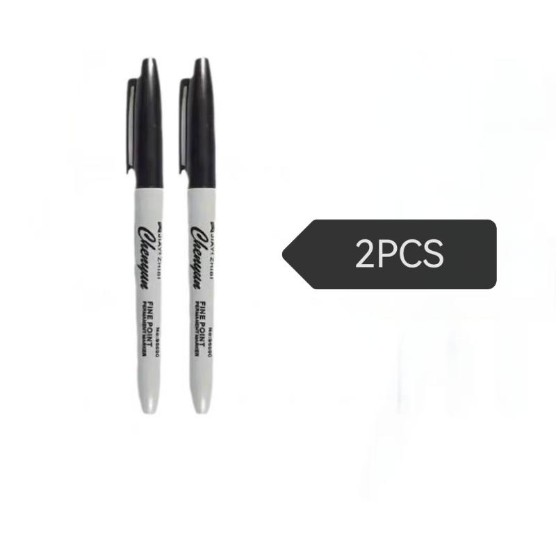 9. Superior Permanent Black Marker with Fine Tip, Ideal for Drawing, Outlining - Quick Dry and Waterproof