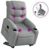 VidaXL Fauteuil de Massage Inclinable, Chaise de Relaxation avec Dossier et Repose-pied Réglables, Siège de Salon Salle de 3206654