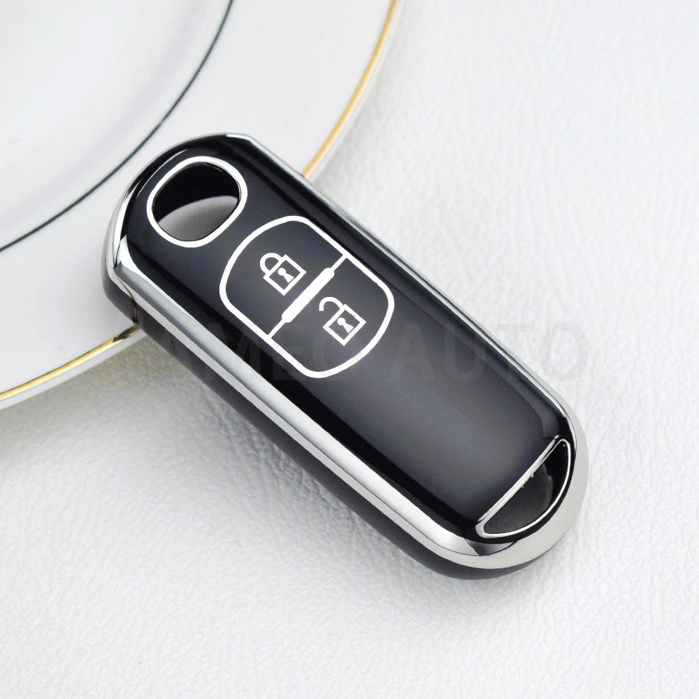 TPU 2 Tasten Auto Fernbedienung Schlüsselhülle Abdeckung für Mazda CX-3 CX3 CX-5 CX5 CX7 CX-9 CX8 2 3 5 6 BL BM GJ Atenza Axela Demio