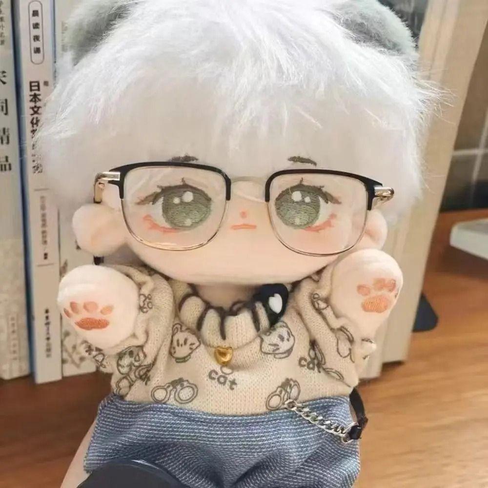 Ellipse 20cm Doll Glasses 8.5 CM Cotton Doll Eyeglasses  Cotton Stuffed Doll