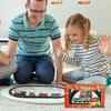 Christmas Train Set with Track Small Kids Trains Christmas Toys Ornaments Festive Electric Game for Festival Activities