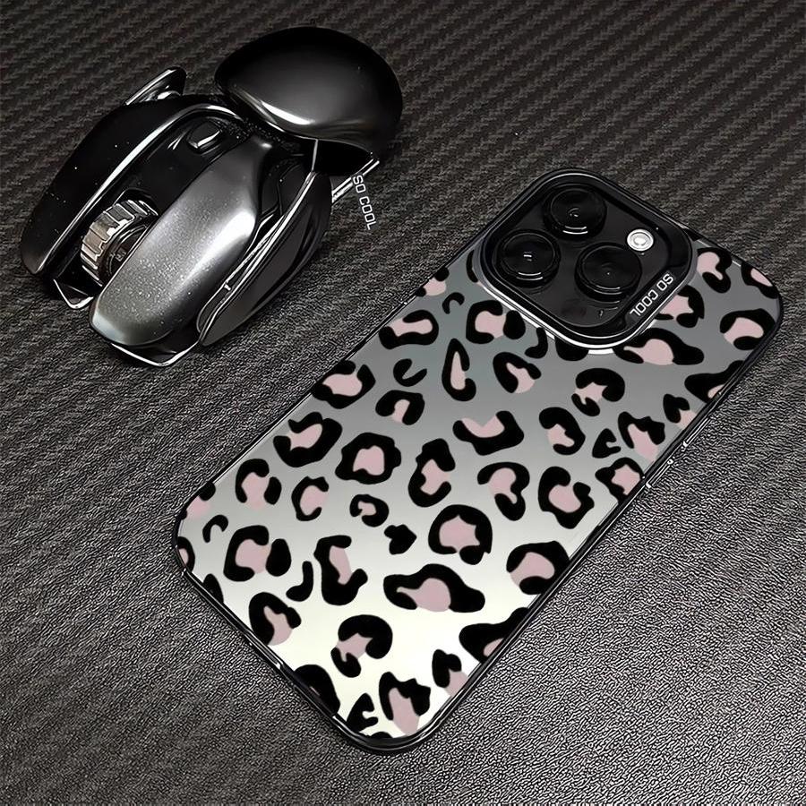 Leopard Print Pattern Six Color Phone Case For iPhone 16 15 14 13 12 11 Pro Max 7 8 Plus XR XS Max Shockproof Matte Back Cover
