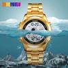 Electronic watch stainless steel belt single display waterproof astronaut interface sports watch male
