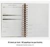 A5 Hardcover Fitness Planner: Cross-Border Sport & Wellness Journal for Daily & Weekly Tracking
