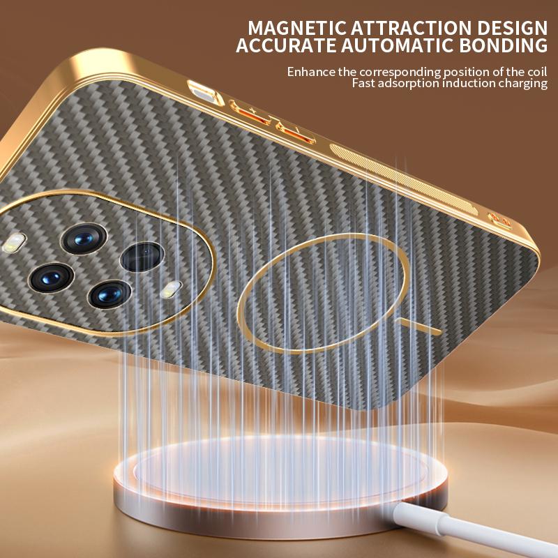 Hülle Für Huawei Nova 14 pro Ultra Neu Galvanisiertes Kevlar Magnetisch Mattiertes Cover Für Huawei Nova14 Ultra Bumper Funda