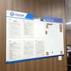 Wall-Mounted A4 Magnetic Display Board for Notices and Signs