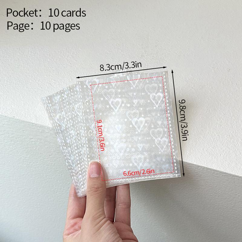 A8 Binder Photocard Holder Idol Cards Collect Book Cute Photo Album Kpop Card Holder Binder Background Kpop Album