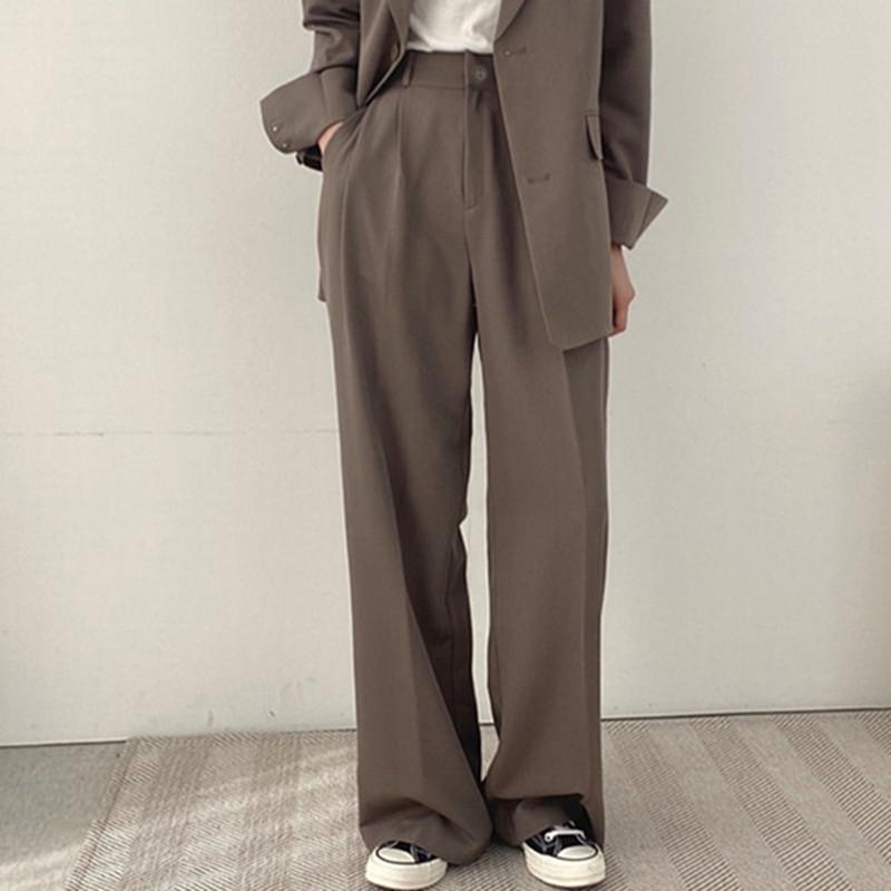 Women's Black Blazer & Suit Pants - Spring/Autumn 2025 Korean Street Style Casual Niche Design