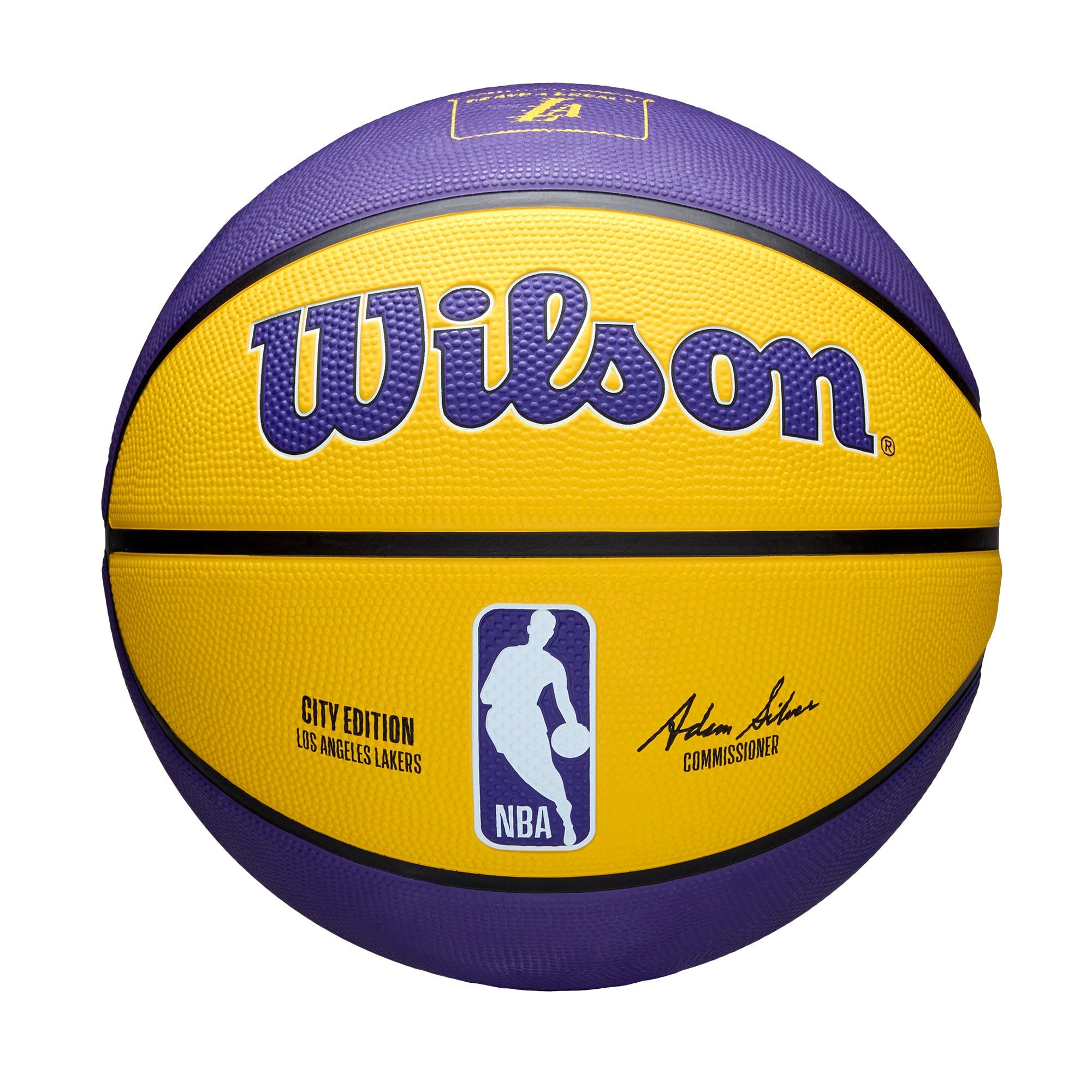 

Wilson NBA TEAM City Edition Lakers Basketball Outdoor 7 Lakers (WZ4033914XB7), Size No. (Approx. 24.5cm Diameter),