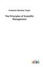 The The Principles of Scientific Management Book