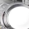 Stainless Steel Hot Pot Thicken Bottom Universal Stainless Steel Casserole with Lid 10.2in