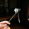 Tricolor Flower Hairpin: High-End Hanfu Headdress & Buyao Ornament