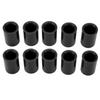 10Pcs Silicone Blanking Cap Universal Intake Vacuum Hose Tube End Bung Plug Inner Diameter 14mm Black
