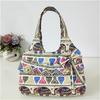 Women's Korean Style Canvas Tote Bag with Bowknot - Simple, Retro, and Perfect for Groceries or Your Phone