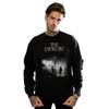 The Exorcist Mens Mono Distressed Poster Sweatshirt