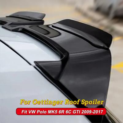 For Oettinger Roof Spoiler Extentions Flaps Rear Wing Winglets Fit Volkswagen Polo MK5 6R 6C GTI 2009-2017 Custom Body