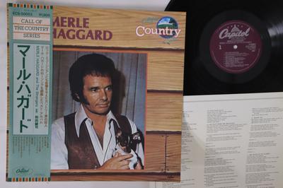LP Record MERLE HAGGARD  Call Of The Country ECS50053 CAPITOL Japan Obi CountryFolk Used