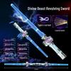 Telescopic Glowing Lightsaber Toy - Mythical Beast Design for Kids