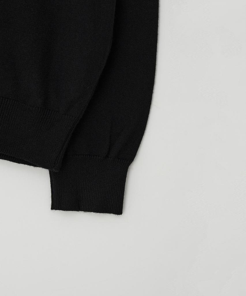 EZIO Standard Fit Basic Half-Turtleneck_Black