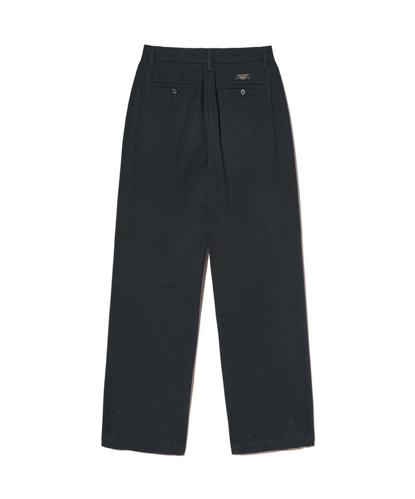 YALE Premium Vintage Two-Tuck Wide Chino Pants_Navy