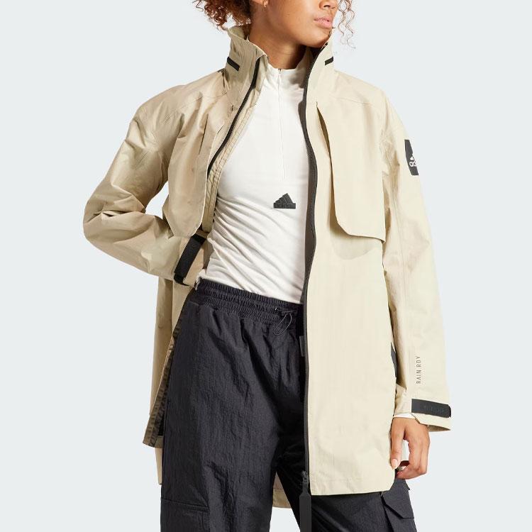 Adidas Myshelter Rain.Rdy Parka Dámská bunda Hnědá IR6159