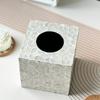 Luxury Tissue Box Creative Aesthetic Tissue Case Elegant Rectangular Napkin Box Home Kitchen Bathroom Storage Boxes Decoration