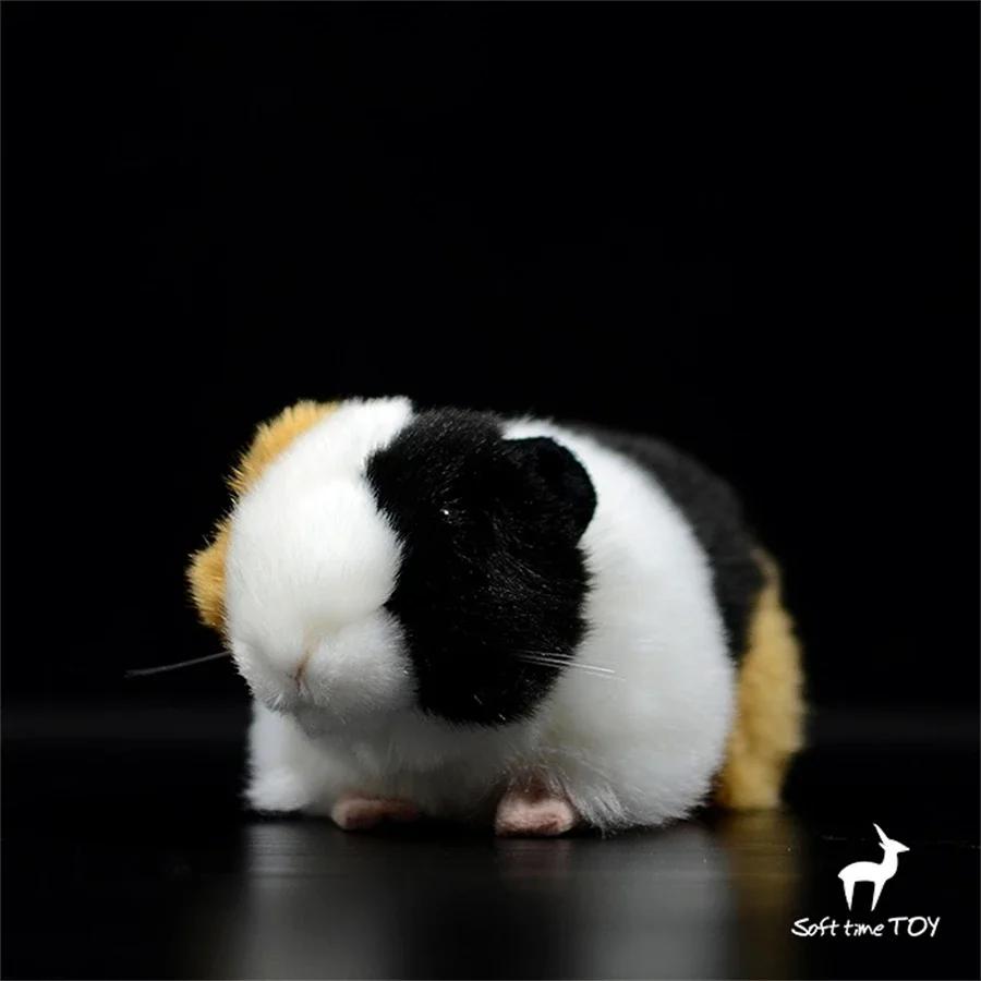 Guinea Pig High Fidelity Anime Cute Plushie Cavy Plush Toys Lifelike Hamster Animals Simulation Stuffed Doll Kawai Toy Gifts