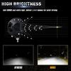 LED Light Pods, AAIWA 4 Inch 120W LED Light Bar 12000LM Spot Flood Combo Off Road Light Triple Row LED Work Light Driving Fog Light for Pickup Truck