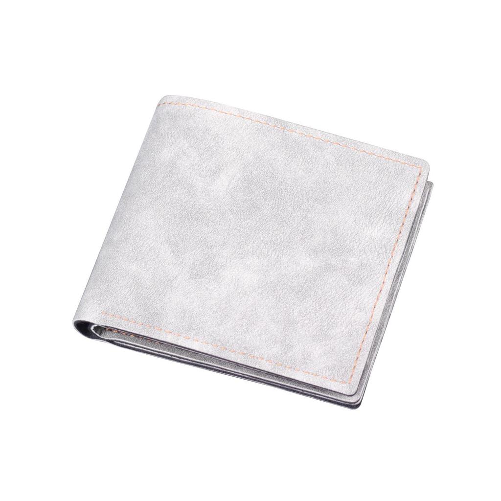 Men's Bi-Fold Leather Wallet: Soft, Compact Billfold for Students