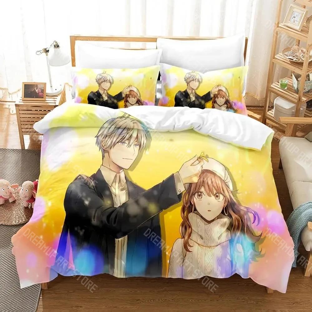 3D Print Ice Guy and His Cool Female Colleague Bedding Set for Boys Girls Duvet Cover Twin Queen King Full Single Double Sizes